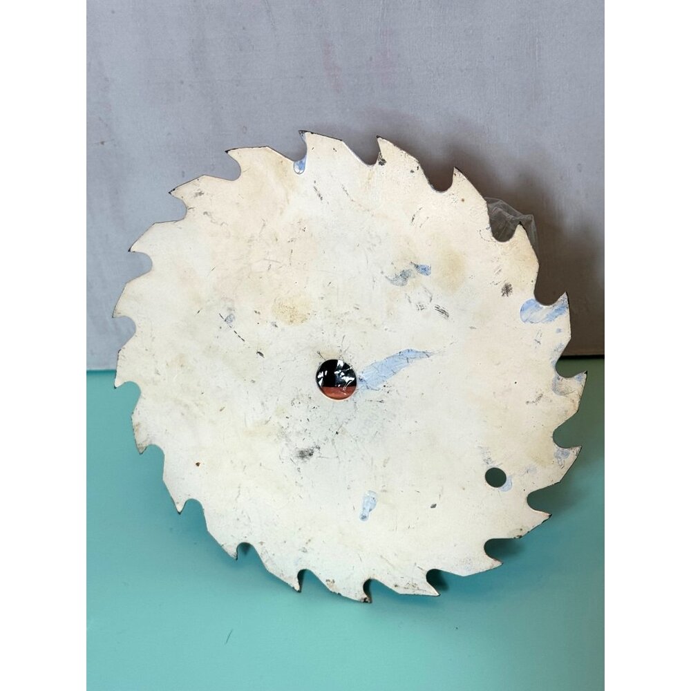 Hand-Painted Landscape Art On Vintage Saw Blade - Tree Barrels Rural Scene - Picture 8 of 12